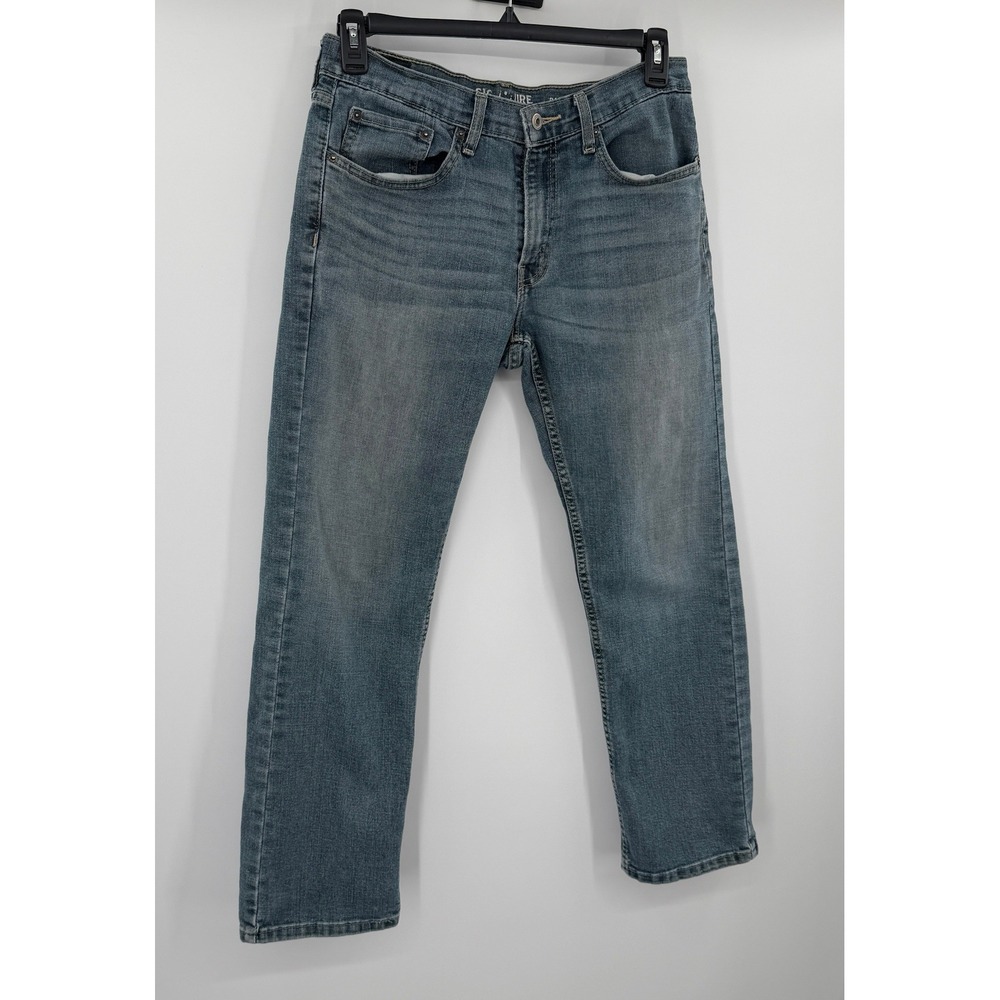 Signature by Levi Strauss Mens S61 Regular Fit Straight Leg Jeans Blue 33x30